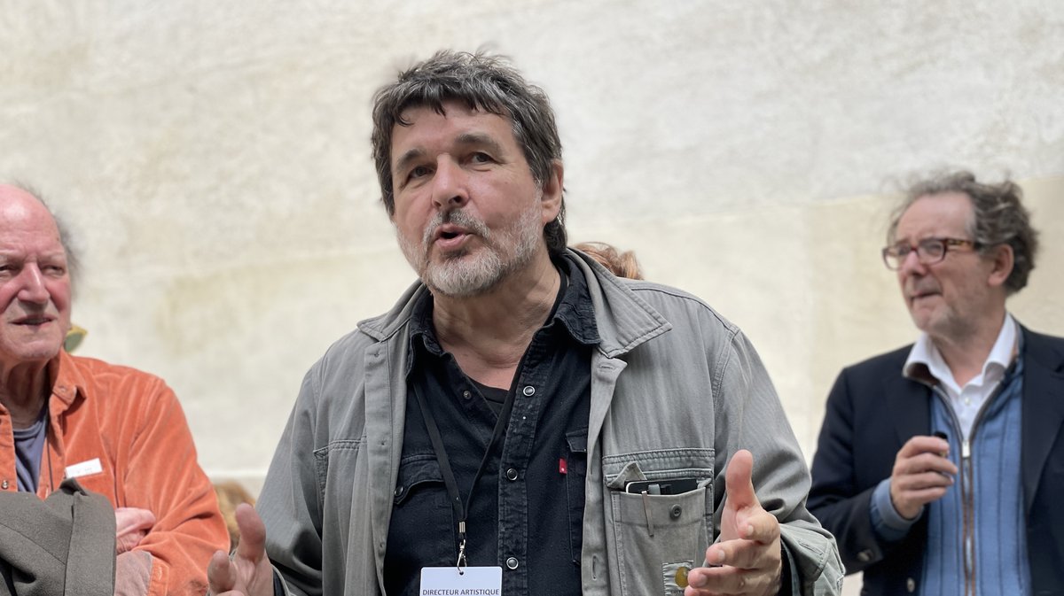 Frédéric Pajak du Festival du dessin Arles 2023 (Photo Archives Anthony Maurin)