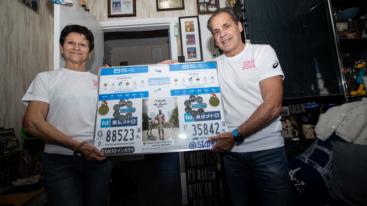 Rémi et Patricia Boileau, marathon