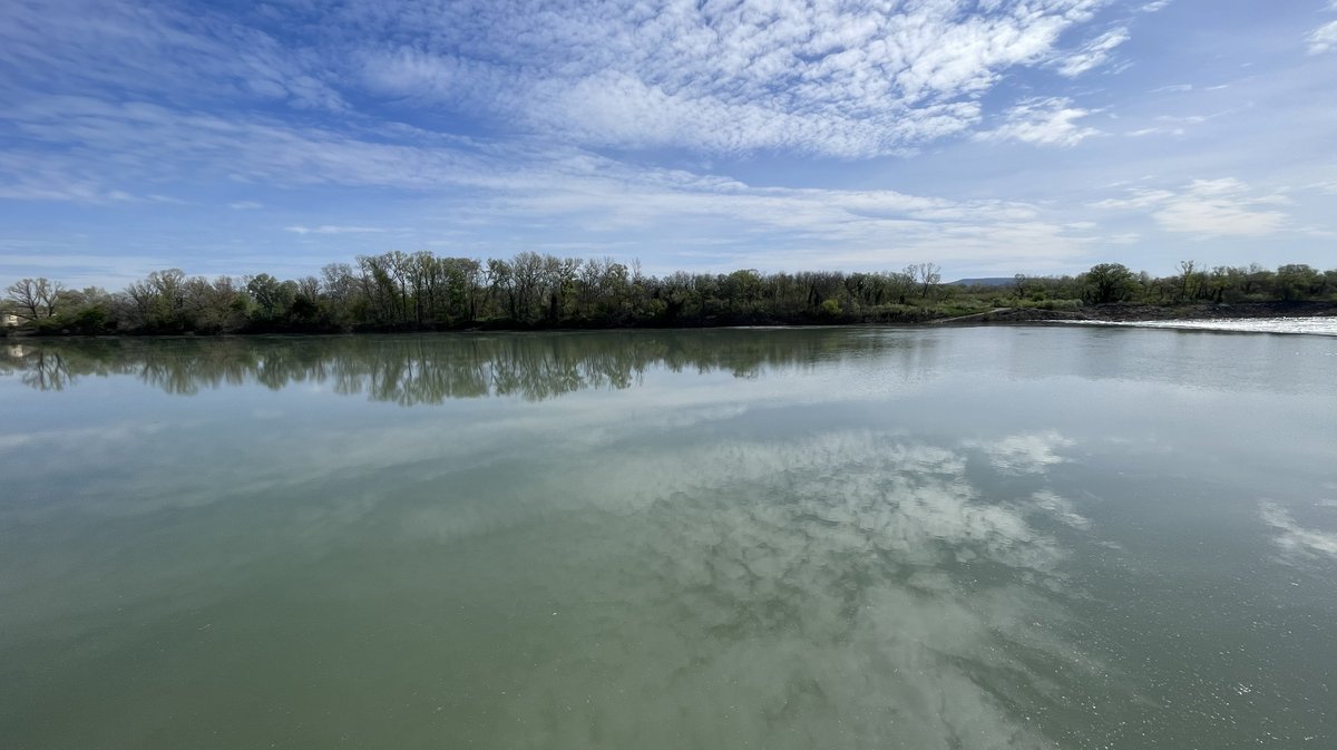 Journée mondiale de l'eau, VNF, photo d'illustration du canal du Rhône à Sète à Beaucaire en 2024 (Photo Anthony Maurin)