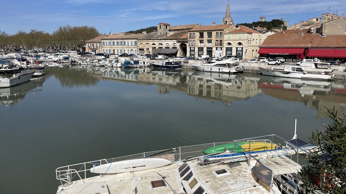 Journée mondiale de l'eau, VNF, photo d'illustration du canal du Rhône à Sète à Beaucaire en 2024 (Photo Anthony Maurin)