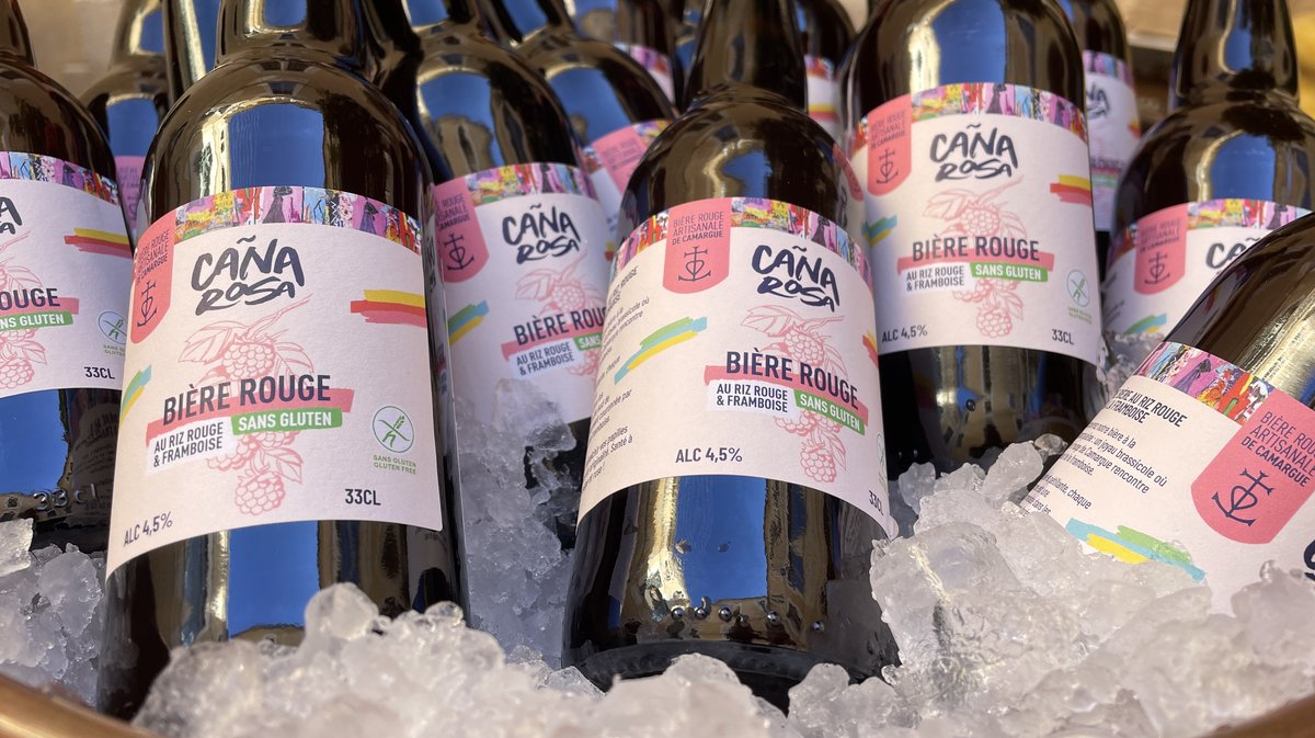 Bière rouge riz Canavere Cañarosa 2024 (Photo Anthony Maurin)