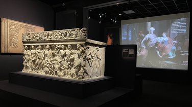 Achille et la guerre de Troie au Musée de la Romanité de Nîmes (Photo Anthony Maurin)