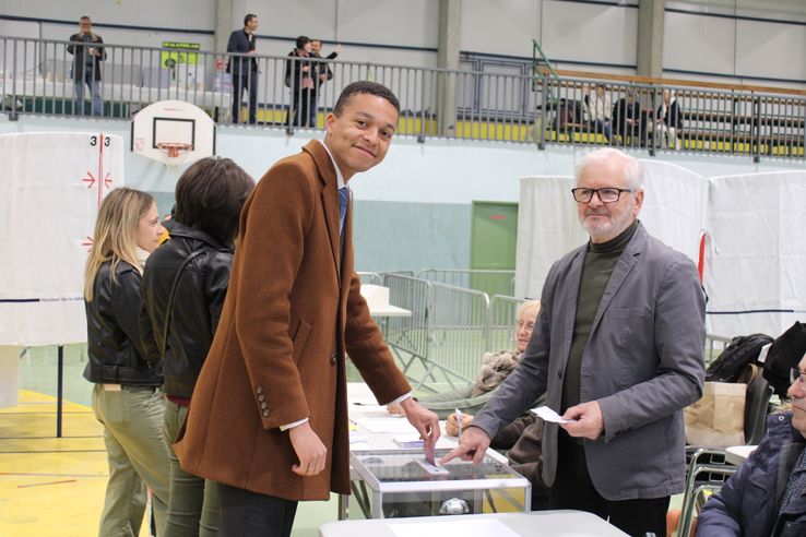 Emmanuel Le Pargneux a voté au bureau n°2.