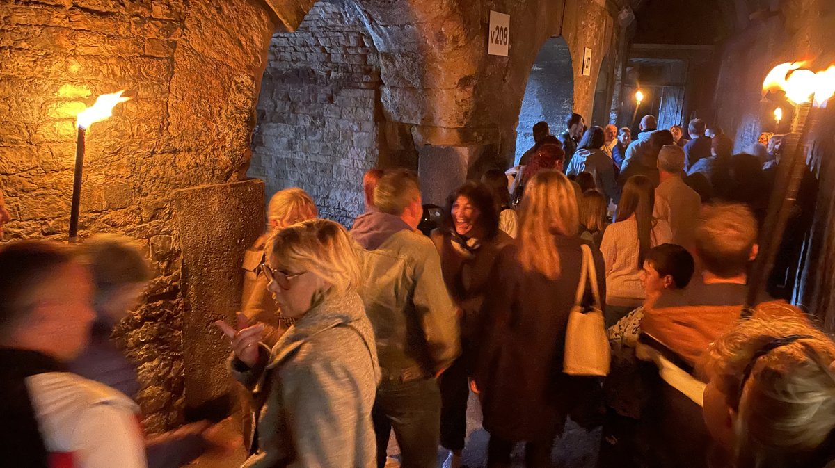 Une visite aux flambeaux dans les arènes de Nîmes (Photo Anthony Maurin)