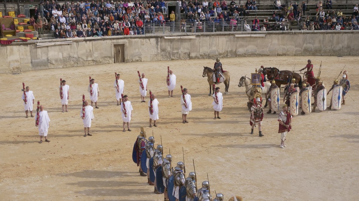 Germanicus et la colère barbare Journées Romaines Arènes de Nîmes