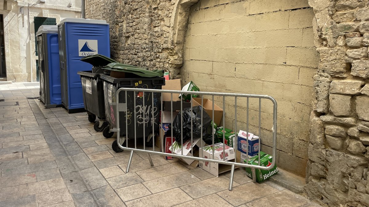 Déchets poubelles Nîmes (Photo Archives Anthony Maurin)