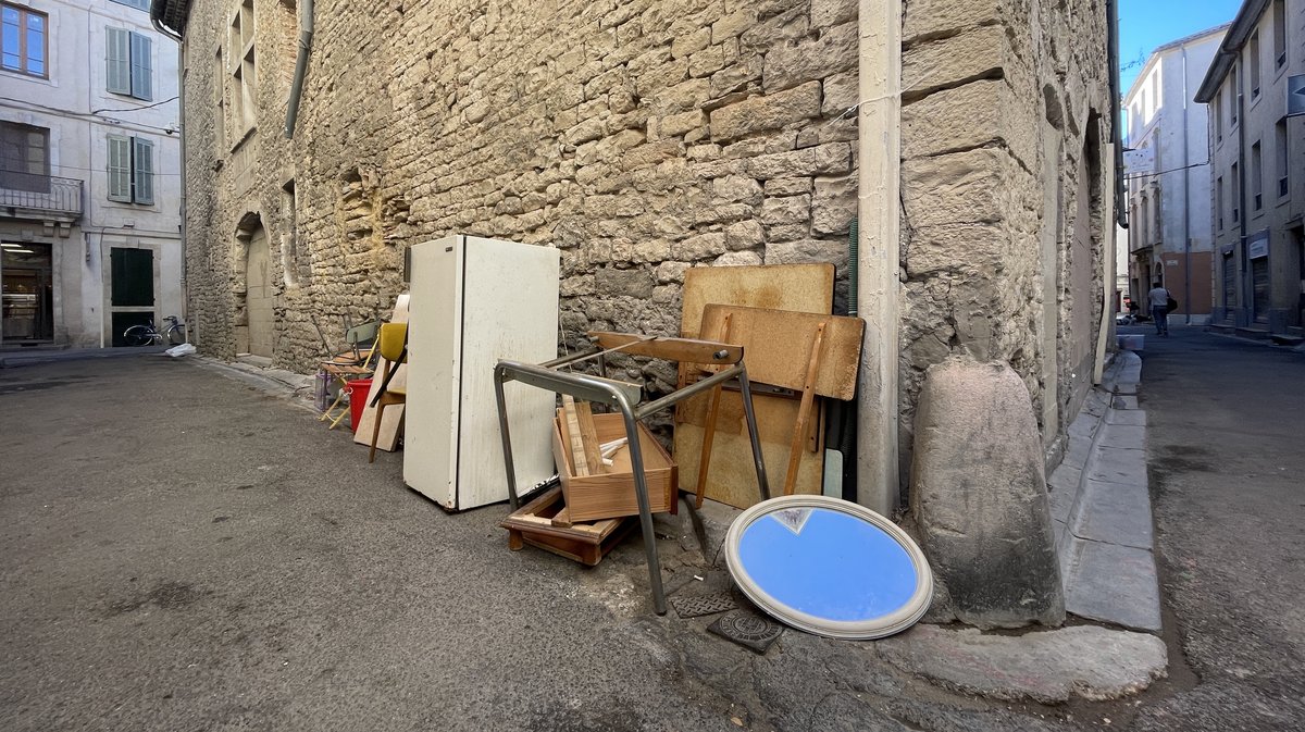 Déchets poubelles Nîmes (Photo Archives Anthony Maurin)