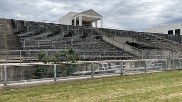stade des costières abandon tribune