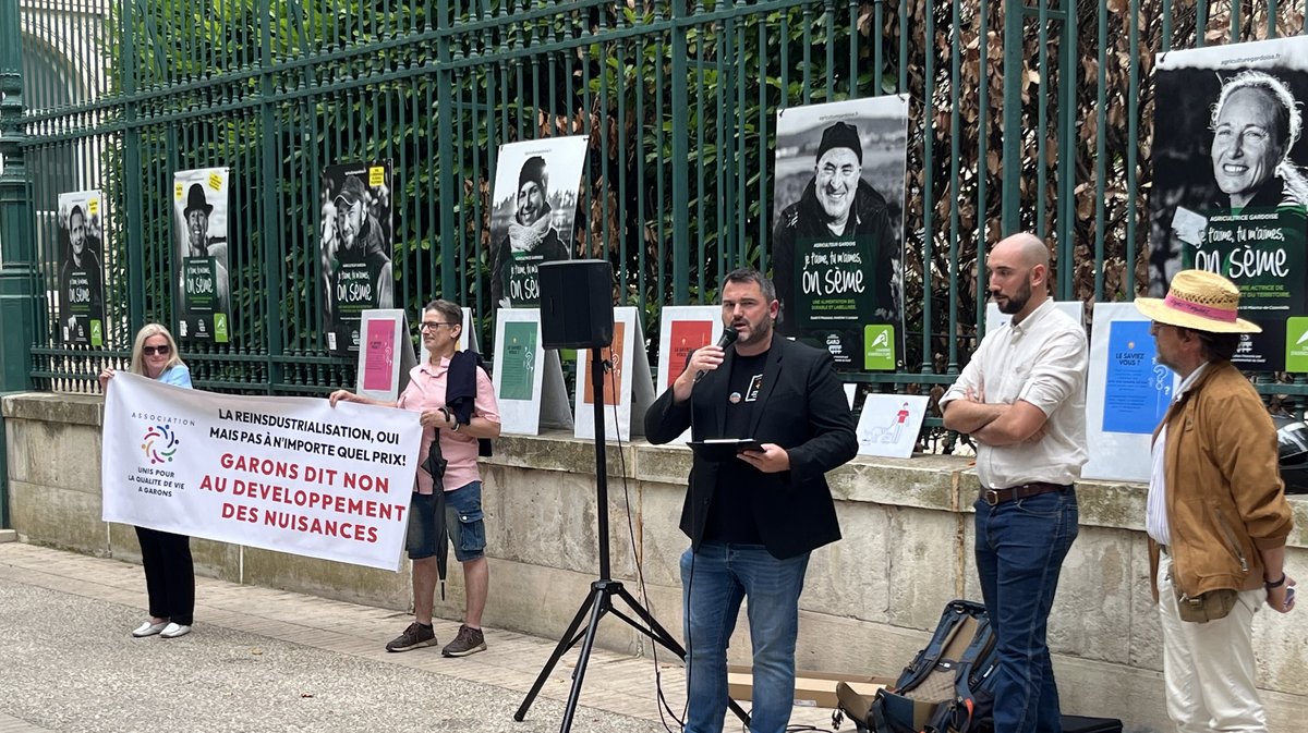 NÎMES Une association garonnaise manifeste devant la préfecture contre le projet Virbac