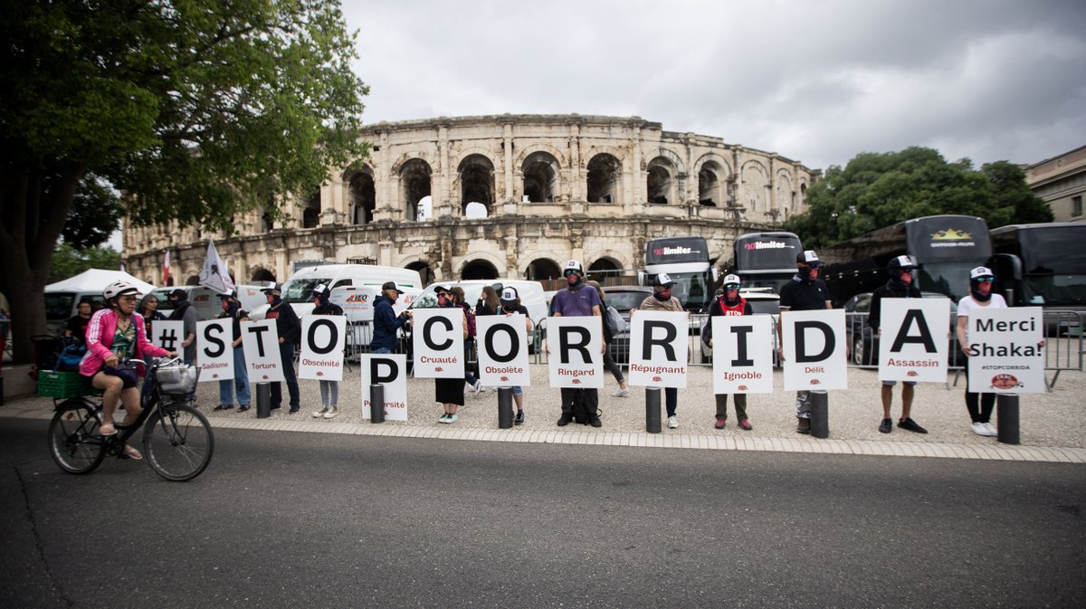 manif anti corrida arènes