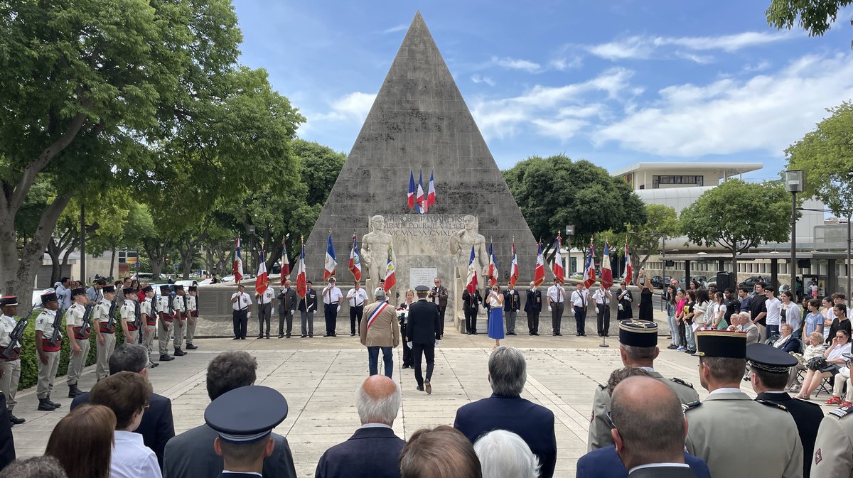 Appel 18 juin de Gaulle 2024 Nîmes (Photo Anthony Maurin)