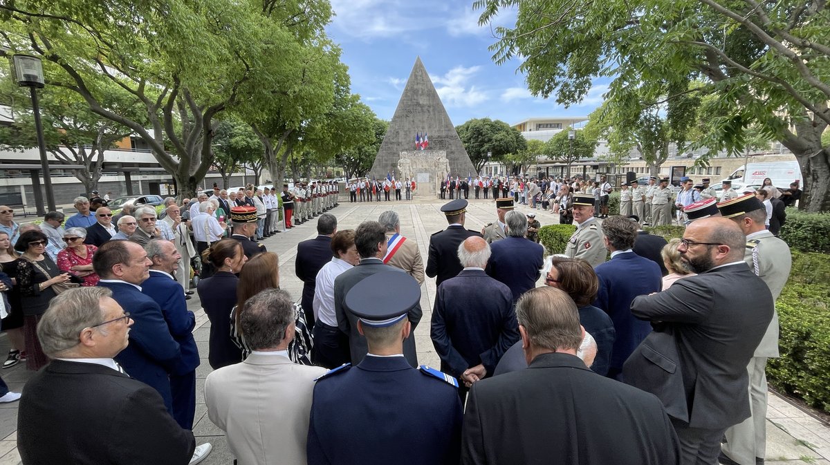 Appel 18 juin de Gaulle 2024 Nîmes (Photo Anthony Maurin)