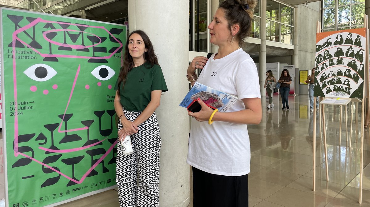 Nîmes s'illustre 2024 ici à Carré d'Art (Photo Anthony Maurin)