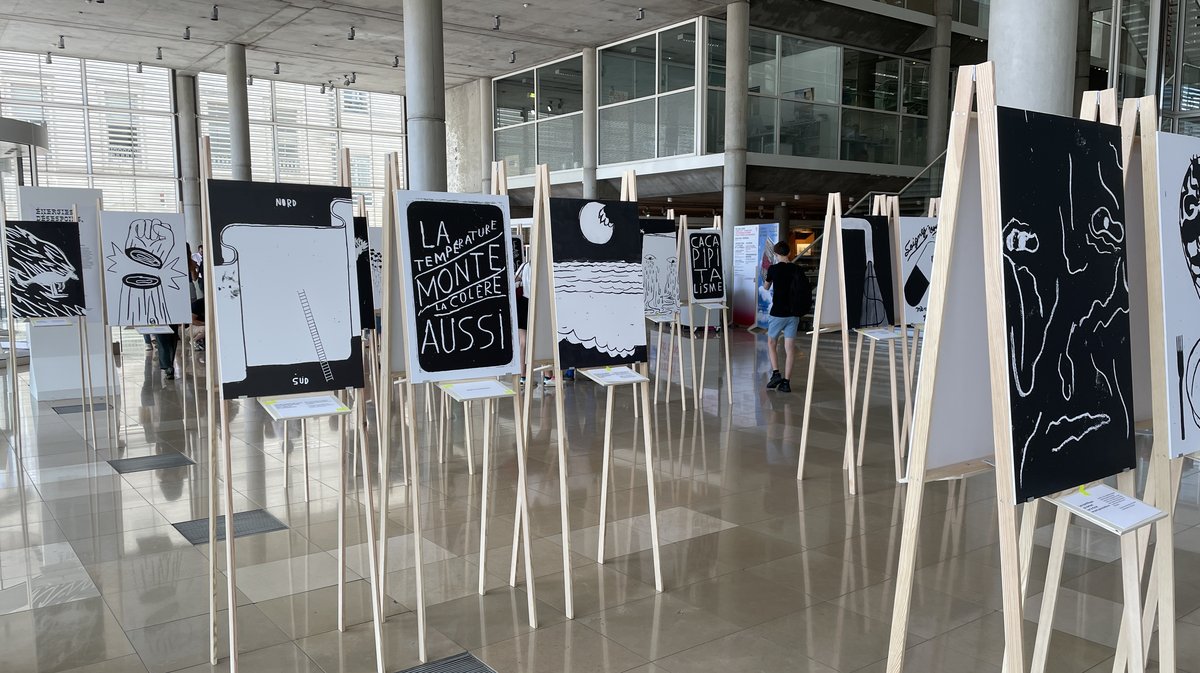 Nîmes s'illustre 2024 ici à Carré d'Art (Photo Anthony Maurin)