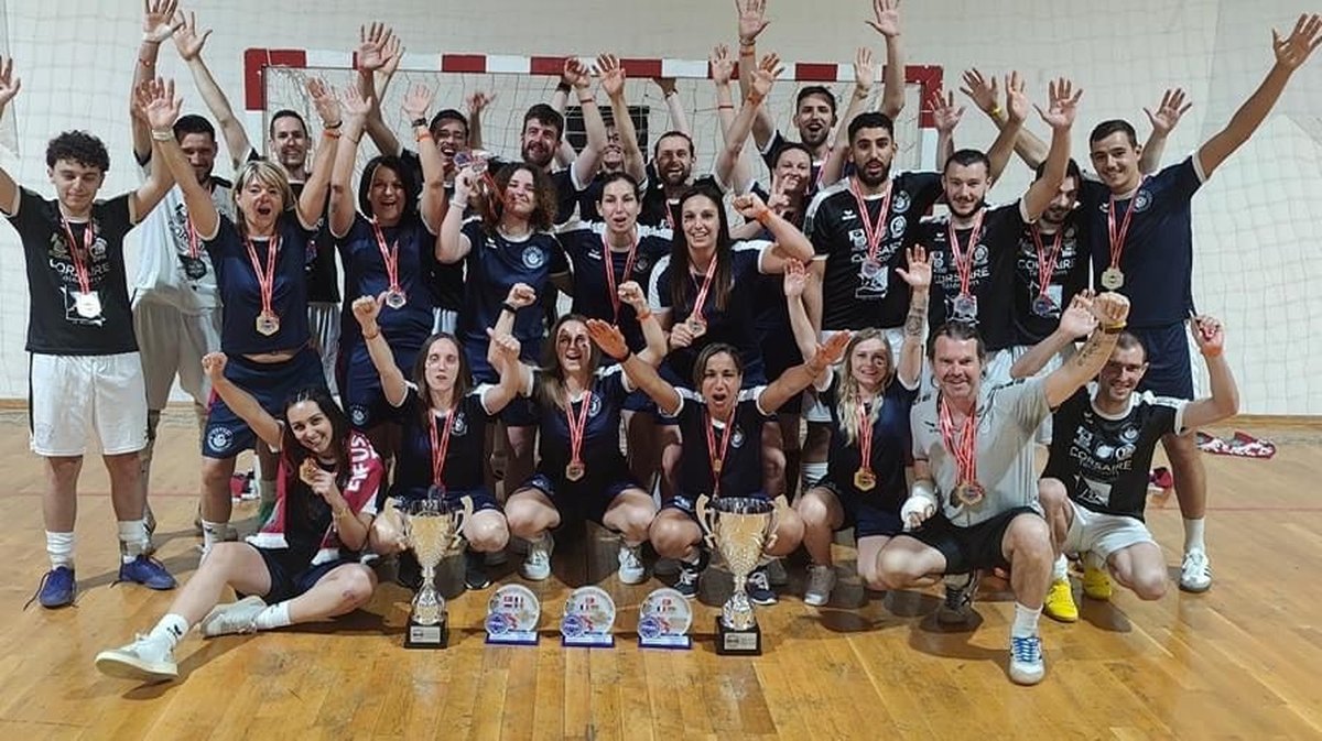 Les joueurs du club Futsal Marguerittois.