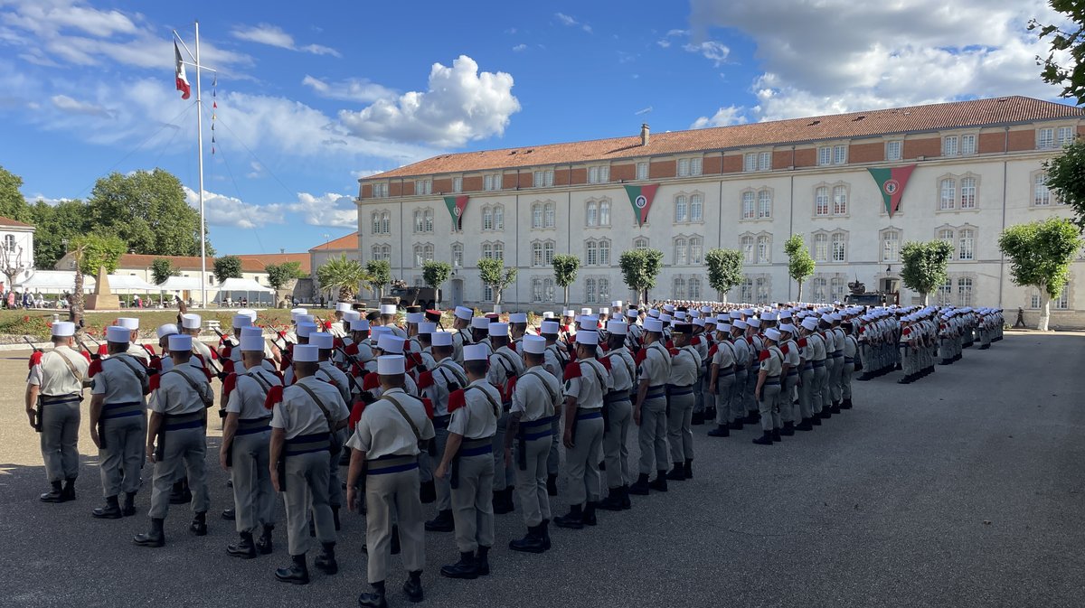 Passation de commandement 2e REI Nîmes juin 2024 (Photo Anthony Maurin)