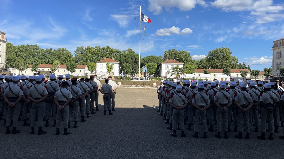 Passation de commandement 2e REI Nîmes juin 2024 (Photo Anthony Maurin)