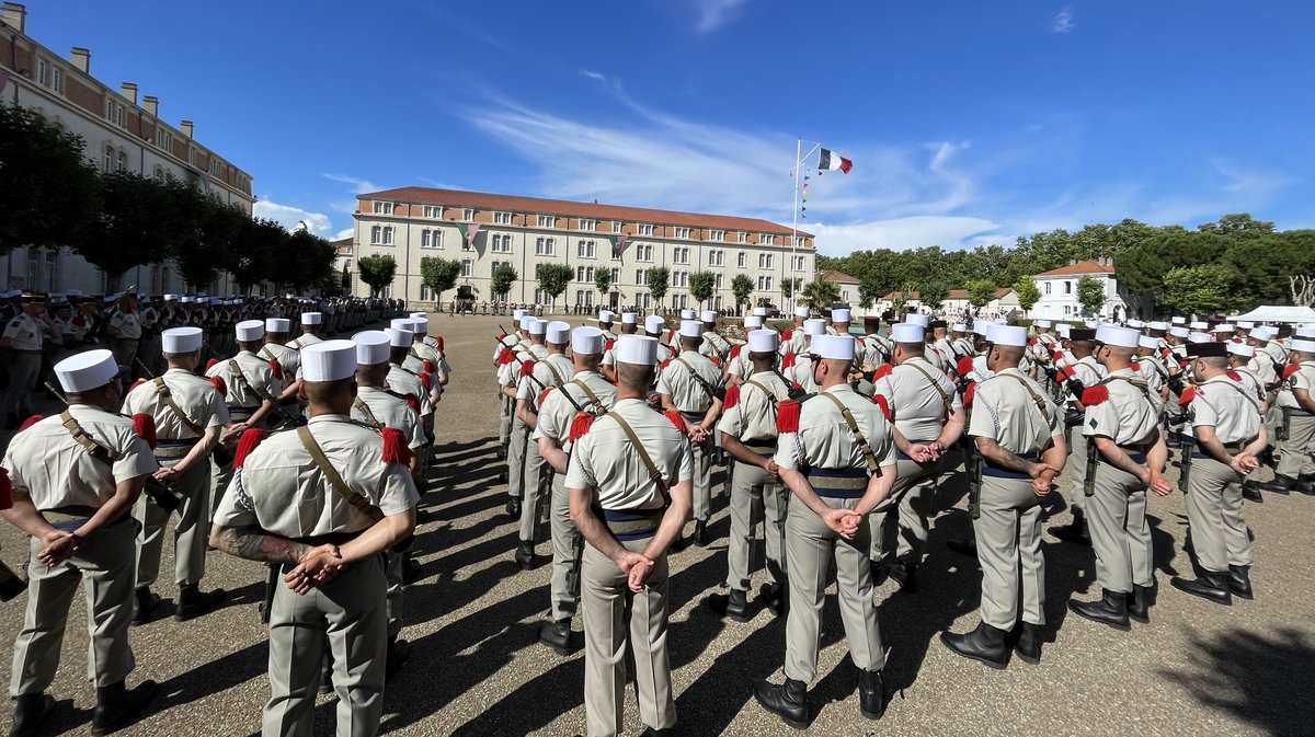 Passation de commandement 2e REI Nîmes juin 2024 (Photo Anthony Maurin)