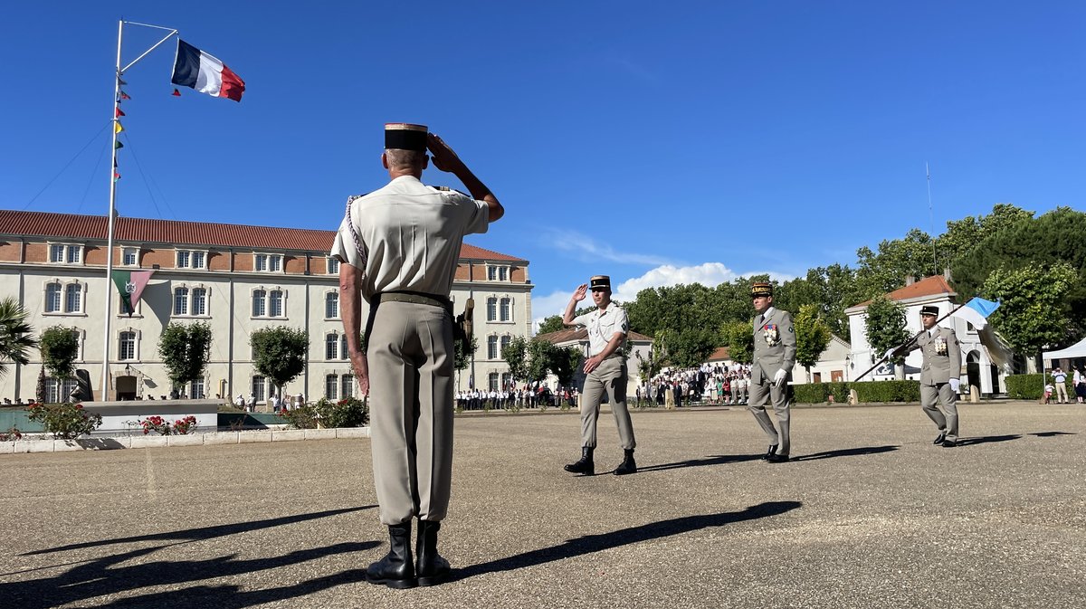 Passation de commandement 2e REI Nîmes juin 2024 (Photo Anthony Maurin)