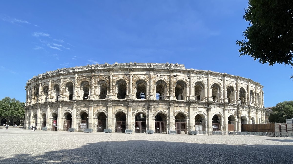 Visite théâtralisée des arènes de Nîmes été 2024 (Photo Anthony Maurin)