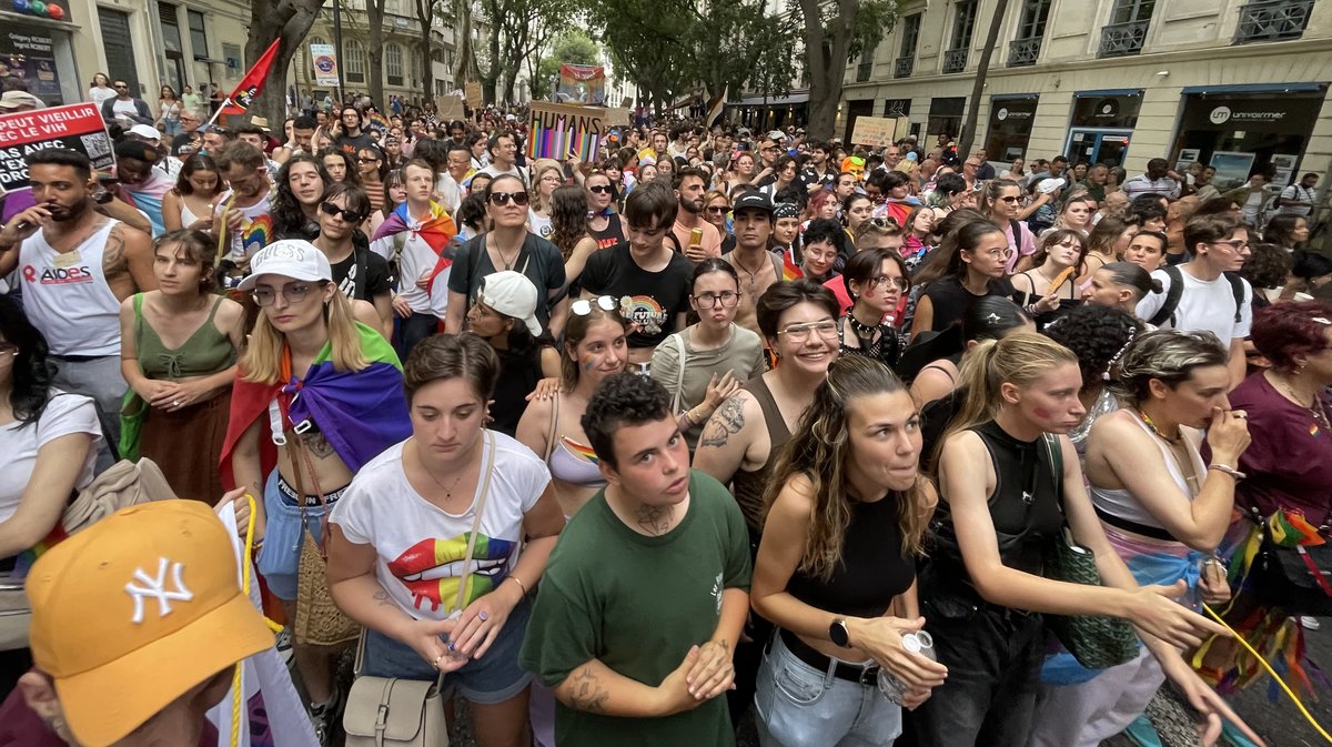 La Marche des fiertés à Nîmes en 2024 (Photo Anthony Maurin)