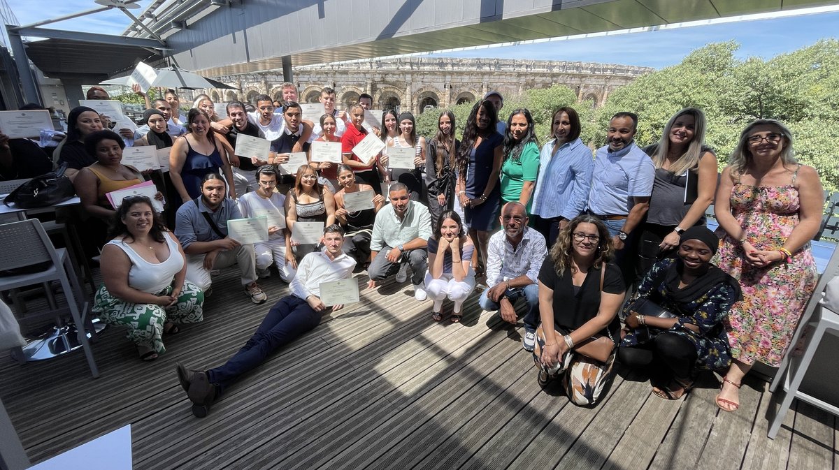 PREPAPP Occitanie, la préparation à l'apprentissage aux métiers du sanitaire et social, les lauréat des sessions 2024 (Photo Anthony Maurin)