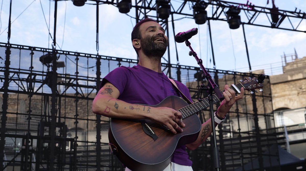 Ycare, sur la scène des arènes de Nîmes festival de nîmes 2024