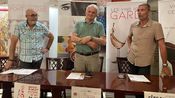 Christel Guiraud, Denis Verdier, Christophe Aguilar des Vins IGP du Gard (Photo Anthony Maurin)