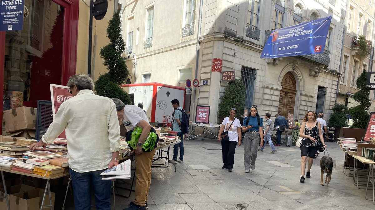 La braderie de Nîmes été 2024 (Photo Anthony Maurin)