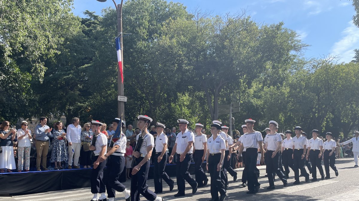 Cérémonie du 14 juillet à Arles.