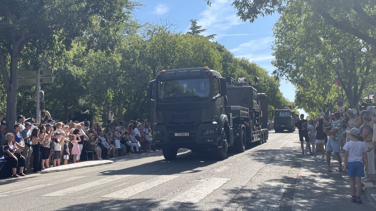 Cérémonie du 14 juillet à Arles.