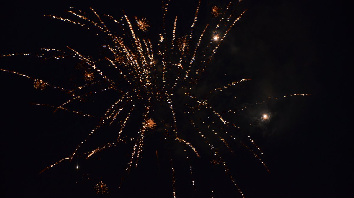 Feu d'artifice Alès 14 juillet 2014