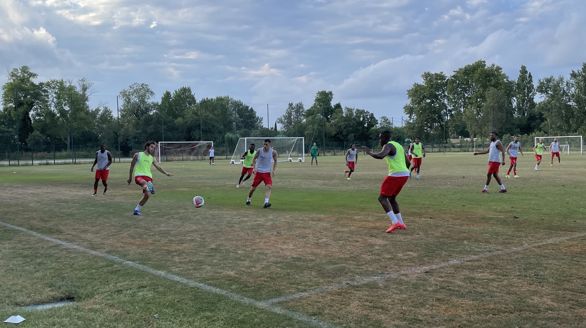 Entraînement Nîmes olympique