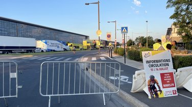 Étape Gruissan-Nîmes Tour de  France 16 juillet 2024 (Photo Anthony Maurin)