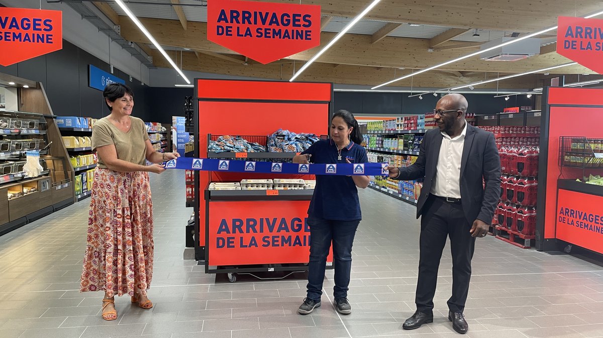 Inauguration Aldi Saint-Gilles.