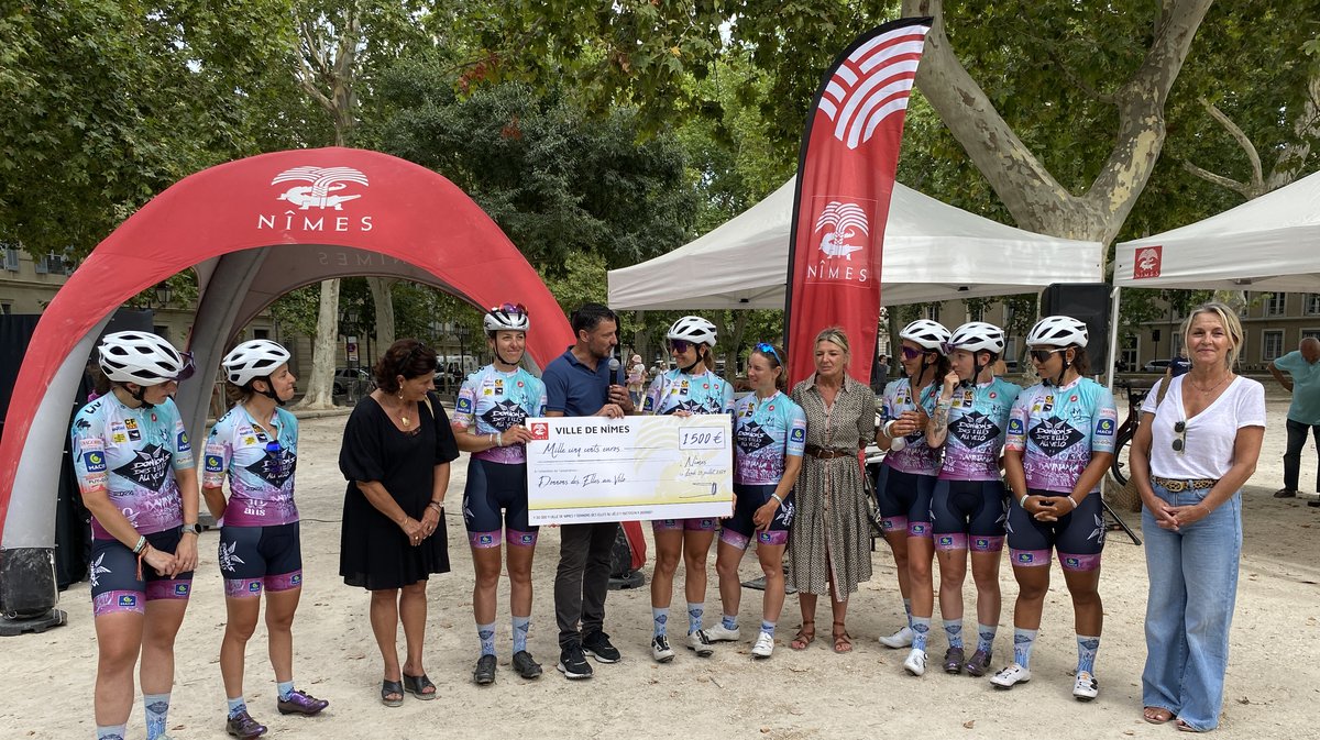 Donnons des elles au vélo Nîmes Tour de France