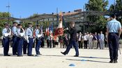 Remise du drapeau au groupement de gendarmerie départementale du Gard (Photo Anthony Maurin)