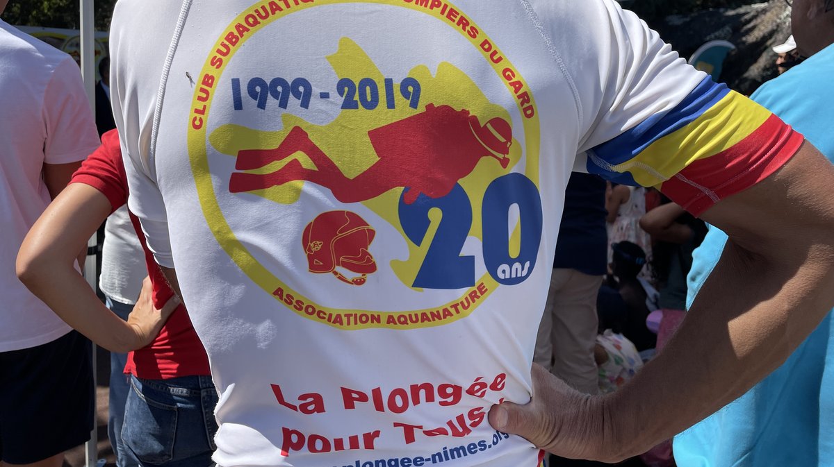 Stage d’aisance aquatique pour rencontrer policiers, pompiers et militaires à l'ENP de Nîmes en juillet 2024 (Photo Anthony Maurin)