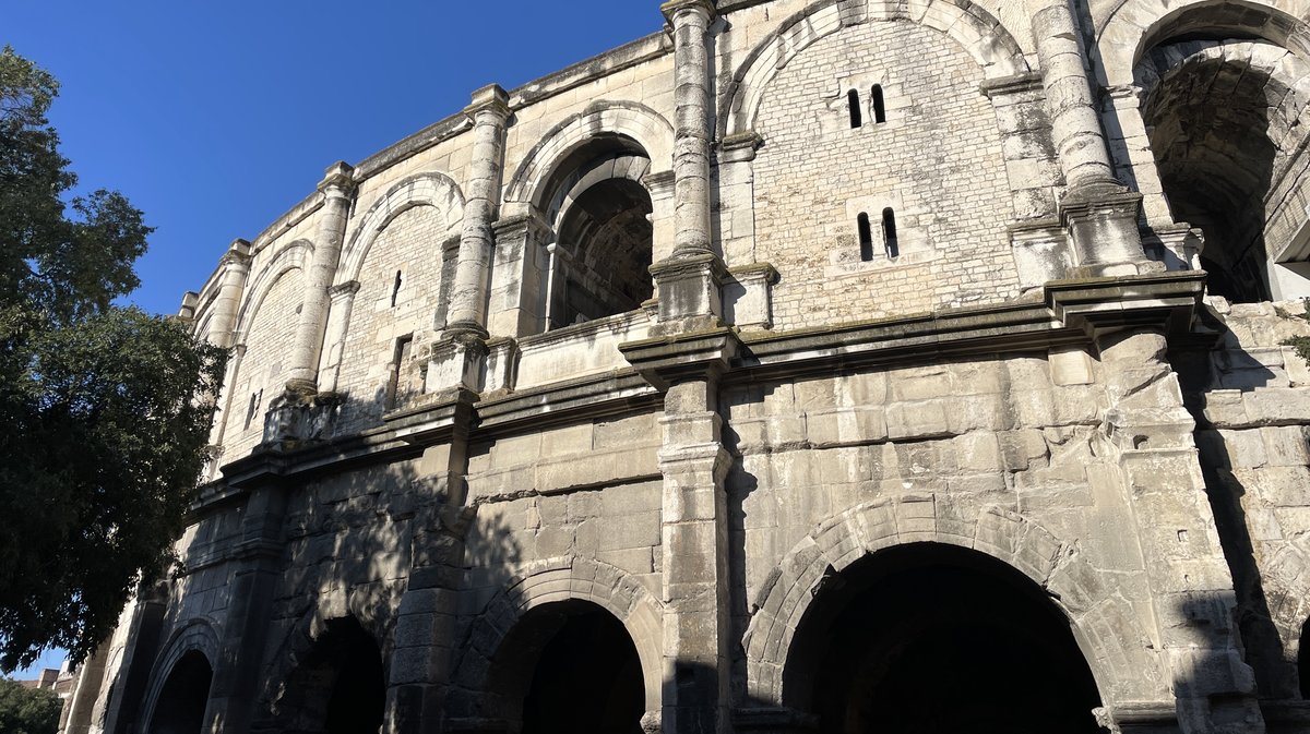 Parcours gratuit autour des Arènes de Nîmes (Photo Anthony Maurin)