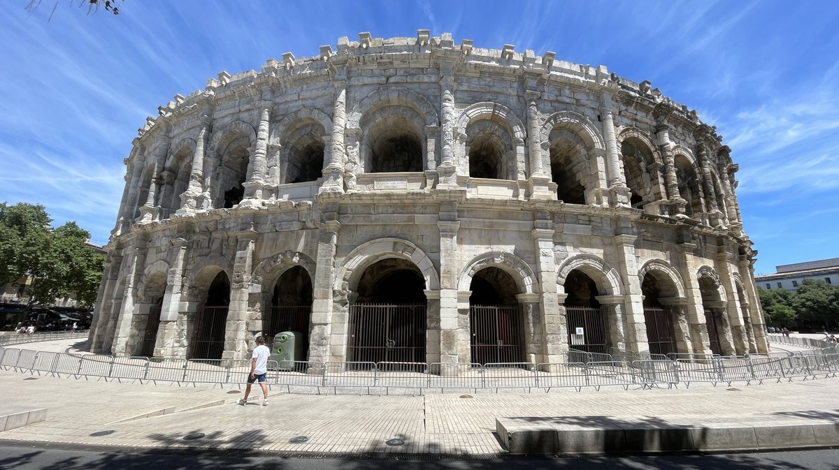 Parcours gratuit autour des Arènes de Nîmes (Photo Anthony Maurin)