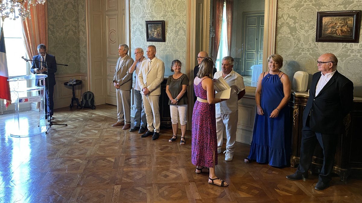 Remise de médailles de la Jeunesse, du Sport et de l’Engagement associatif juillet 2024 (Photo Anthony Maurin)