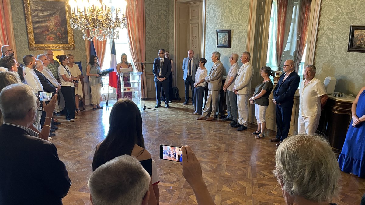 Remise de médailles de la Jeunesse, du Sport et de l’Engagement associatif juillet 2024 (Photo Anthony Maurin)