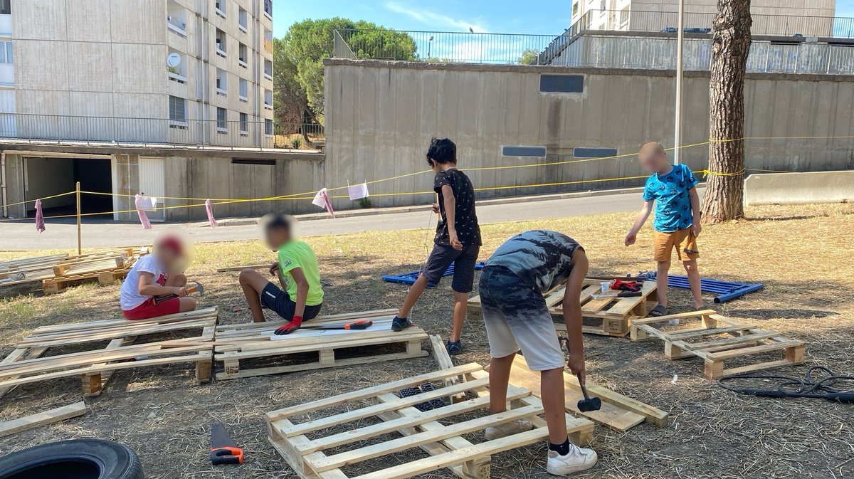 Inauguration of a space dedicated to children in Nimes