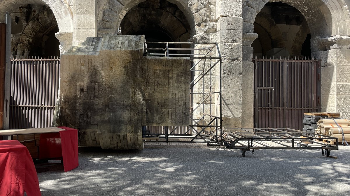 Première répétition du spectacle de la légende des Jardins 2024 (Photo Anthony Maurin)