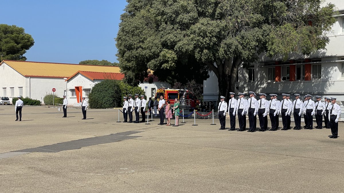 Première promotion de la passerelle Gendarmerie-Police de l'école nationale de Police de Nîmes (Photo Anthony Maurin)