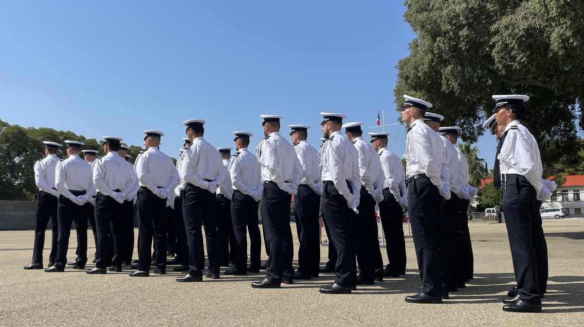 Première promotion de la passerelle Gendarmerie-Police de l'école nationale de Police de Nîmes (Photo Anthony Maurin)