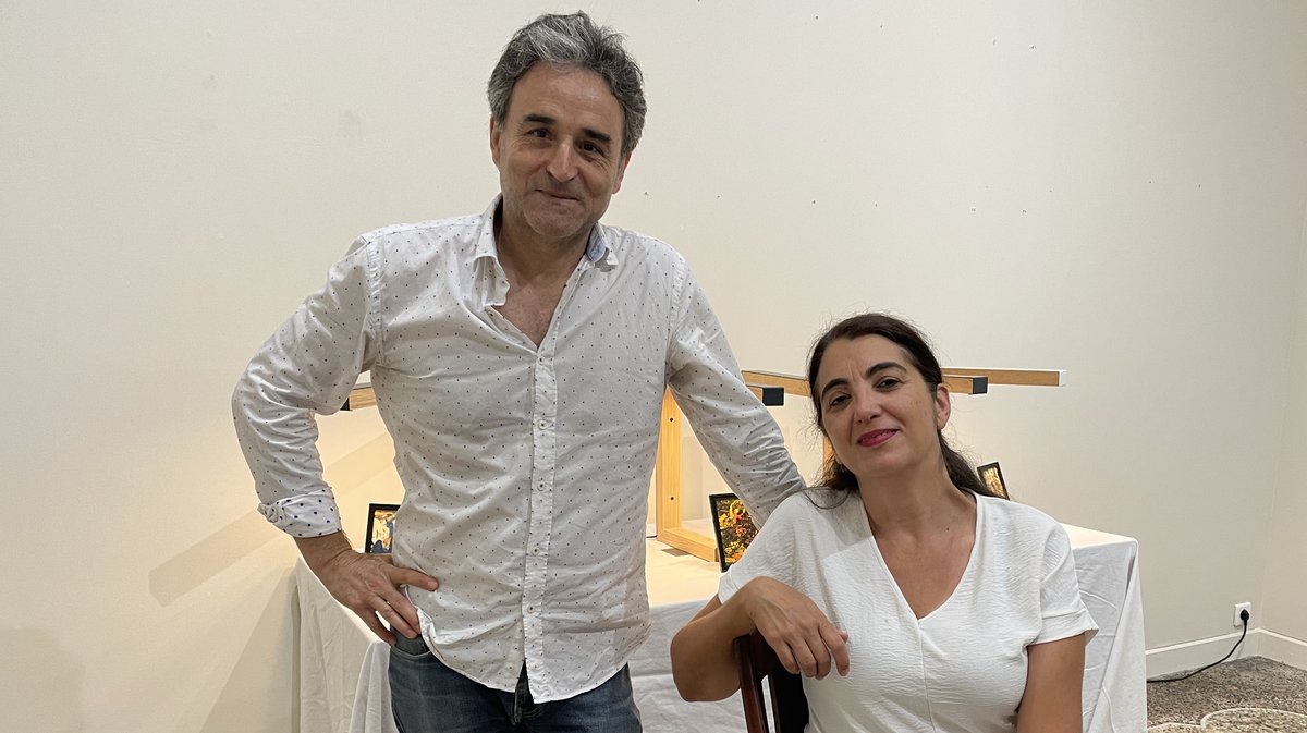 Festival FlamencA Arles, José Manrubia le président et Nathalie Rafaela Duron, la vice-présidente.