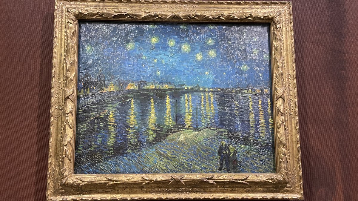 "La Nuit étoilée" de Vincent Van Gogh à la Fondation Vincent Van Gogh à Arles.