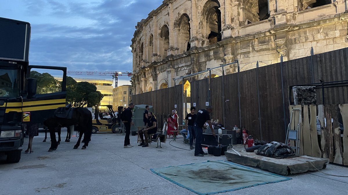 La légende des Jardins son et lumières 2024 Nîmes (Photo Anthony Maurin)