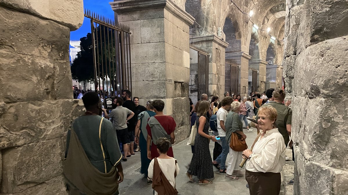 La légende des Jardins son et lumières 2024 Nîmes (Photo Anthony Maurin)